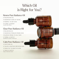 Renew Pure Radiance Oil | All Skin Types | Anti-Aging Face Oil W/Algae Extract | Treats Fine Lines & Wrinkles | Dermatologist Tested, All Natural, Vegan | 1 Fl Oz | 30 Ml
